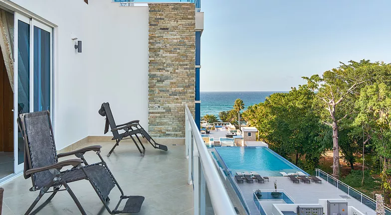 Real estate: Two Story Penthouse with Oceanview at Laguna Beach, for sale in the Dominican Republic